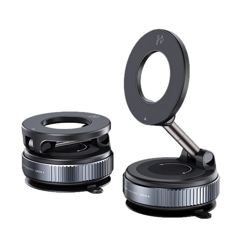 Vacuum Magnetic Car Phone Holder Foldable 360 Adjustable