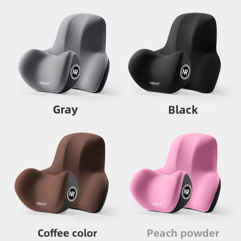 Car Headrest and Lumbar Support Pillow