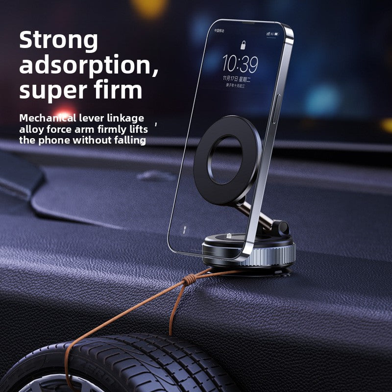 Vacuum Magnetic Car Phone Holder Foldable 360 Adjustable