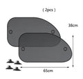 Universal Car Sunshade Side Window Rear Windshield Mesh Curtain