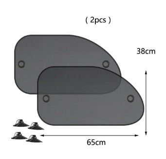 Universal Car Sunshade Side Window Rear Windshield Mesh Curtain