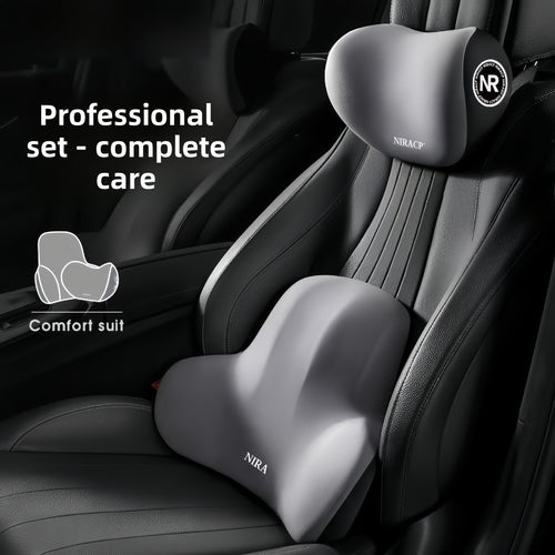Car Headrest and Lumbar Support Pillow